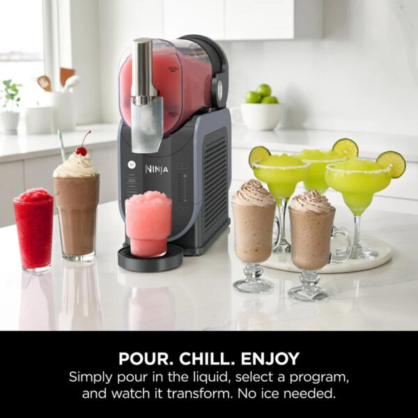 Ninja FS301UK SLUSHi Frozen Drink Maker, Arctic Blue/Grey - Image 2
