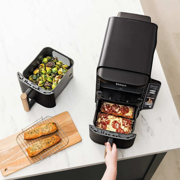Ninja Double Stack XL Air Fryer - [SL400UK] Dual Zone, Copper - Image 5