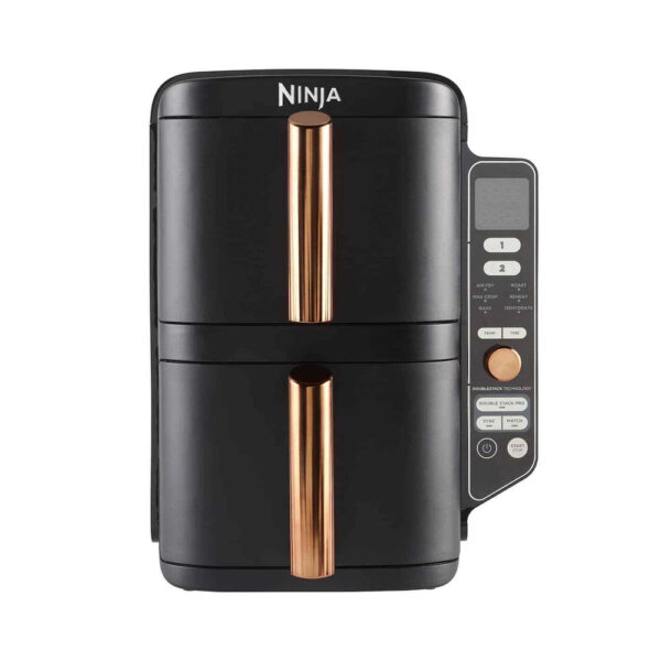 Ninja Double Stack XL Air Fryer - [SL400UK] Dual Zone, Copper