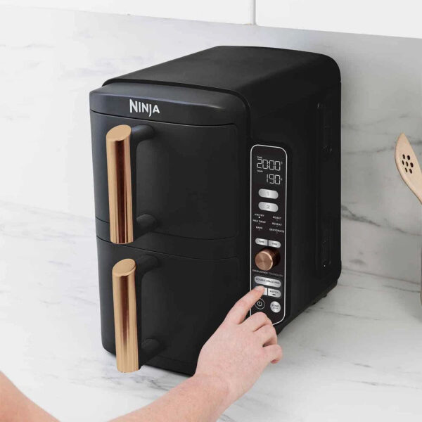 Ninja Double Stack XL Air Fryer - [SL400UK] Dual Zone, Copper - Image 9