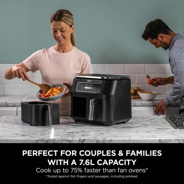 Ninja Foodi 4-in-1 Dual Zone Air Fryer - [AF200UK] 7.6L - Image 9