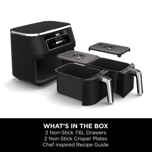 Ninja Foodi 4-in-1 Dual Zone Air Fryer - [AF200UK] 7.6L - Image 3