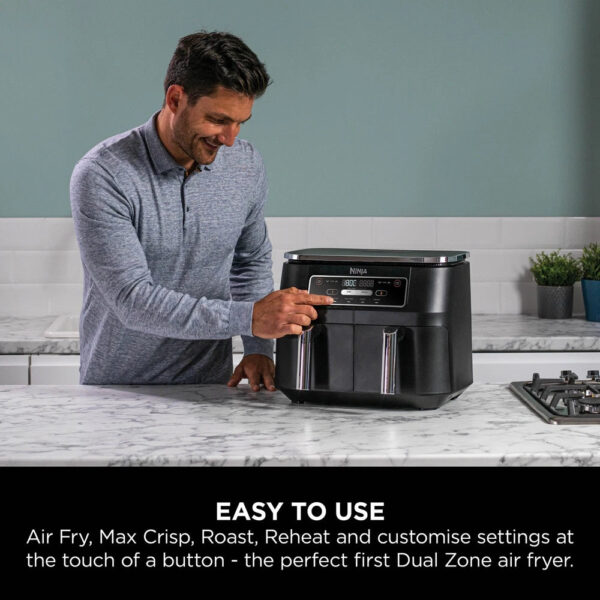 Ninja Foodi 4-in-1 Dual Zone Air Fryer - [AF200UK] 7.6L - Image 8